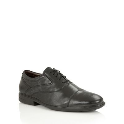 Black leather 'Adkinson' oxford shoes